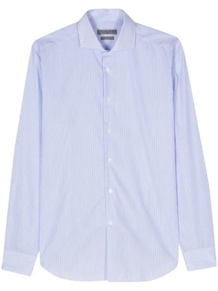 Corneliani рубашка в полоску, белый