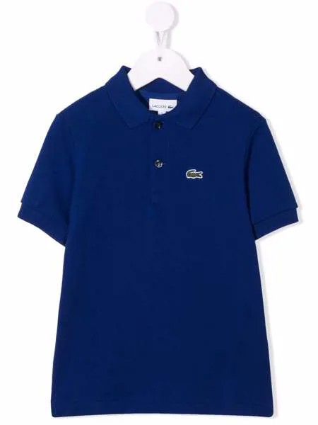 Lacoste Kids рубашка поло с короткими рукавами и нашивкой-логотипом