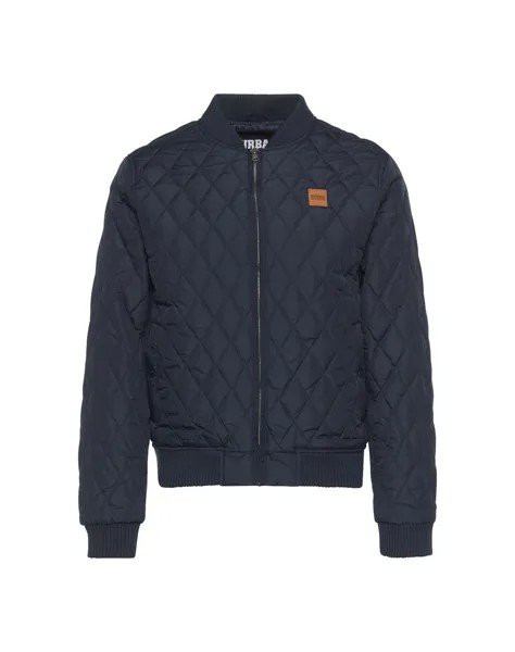 Межсезонная куртка Urban Classics Diamond Quilt, темно-синий