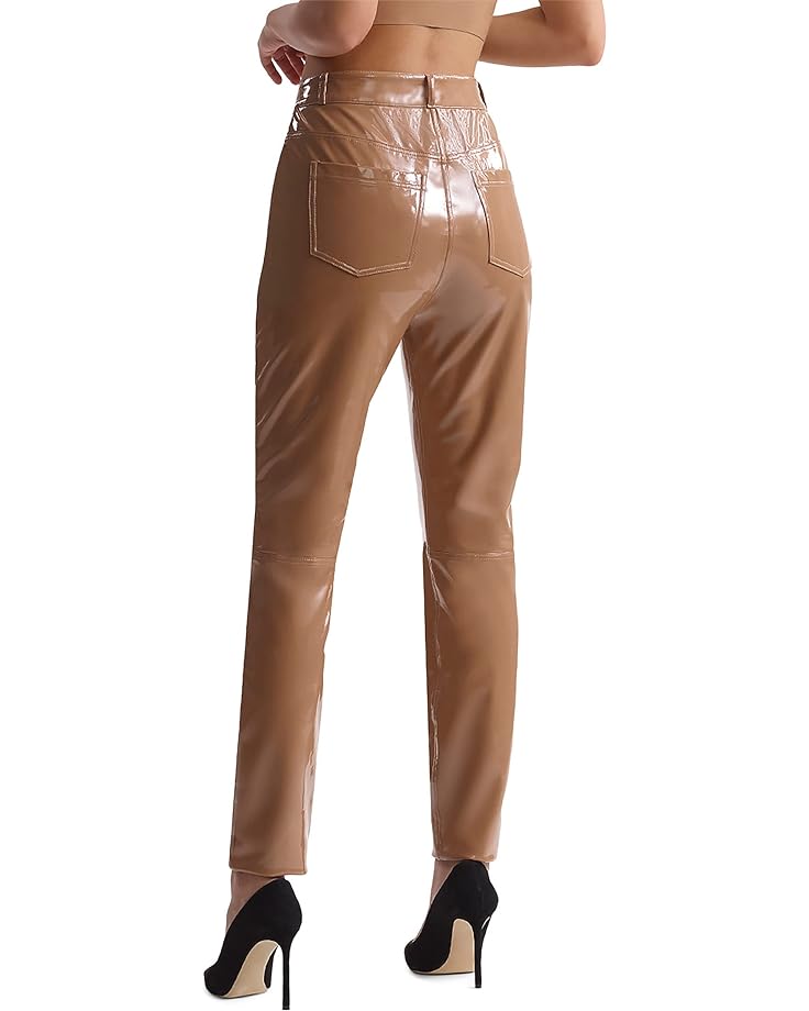 Брюки Commando Faux Patent Leather Five-Pocket Pants SLG72, цвет Cinnamon