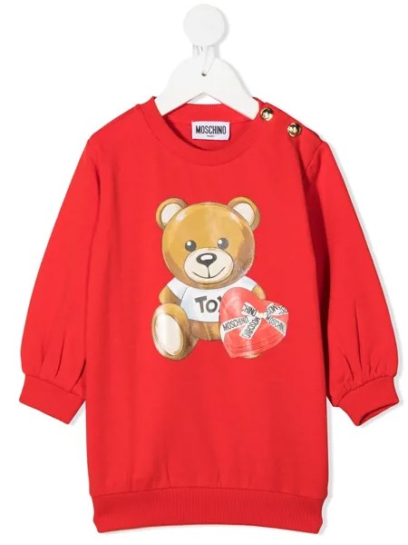 Moschino Kids толстовка с принтом Teddy Bear