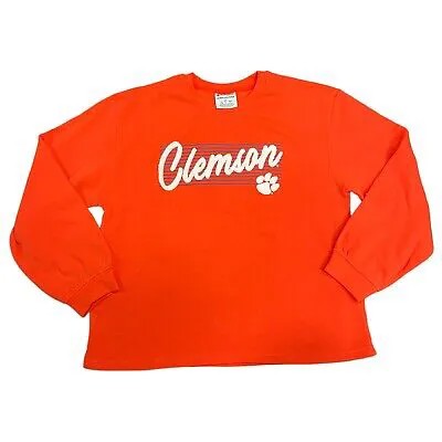 Женский пуловер Clemson с длинными рукавами Champion (M)