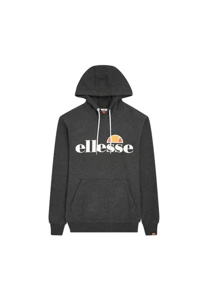 Ellesse Толстовка TORICES - Свитер, толстовка, пуловер, капюшон, принт с логотипом ellesse, темно-серый