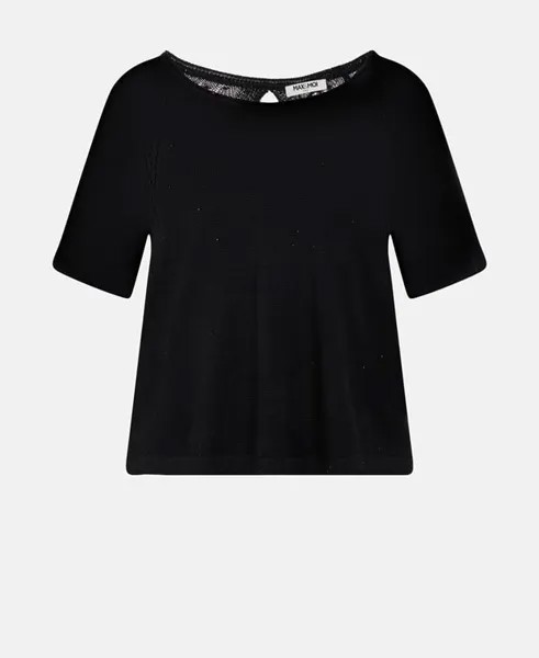 Трикотажная рубашка Max & Moi, черный