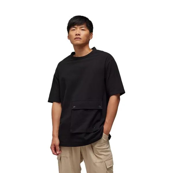 Футболка t-shirt mit aufgesetzter tasche black black Y-3, черный