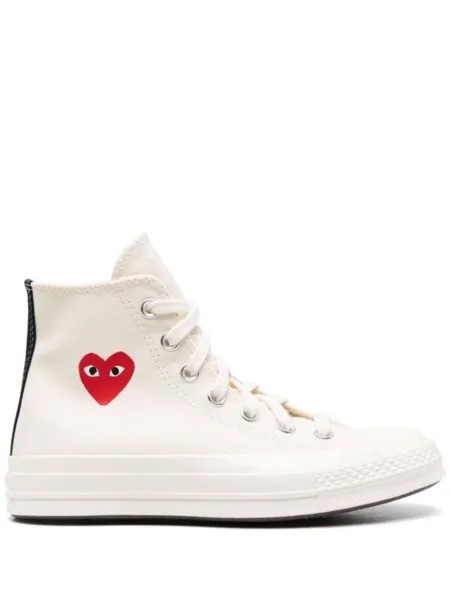 Comme Des Garçons Play x Converse кроссовки Heart Chuck 70, нейтральный цвет