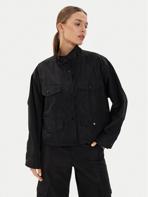 Переходная куртка свободного кроя Michael Kors, черный