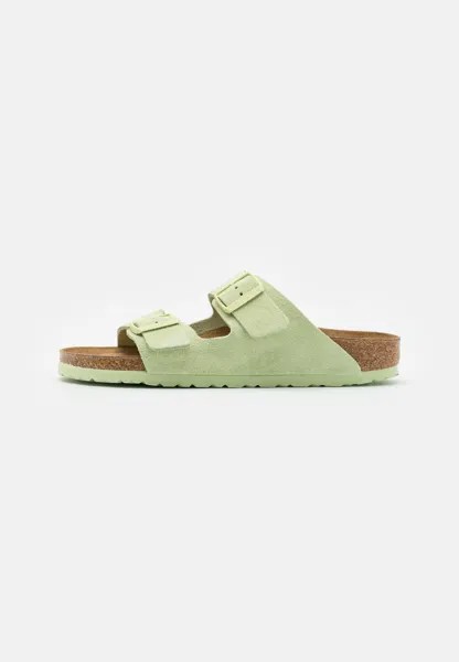 Тапочки Arizona Narrow Unisex Birkenstock, цвет faded lime