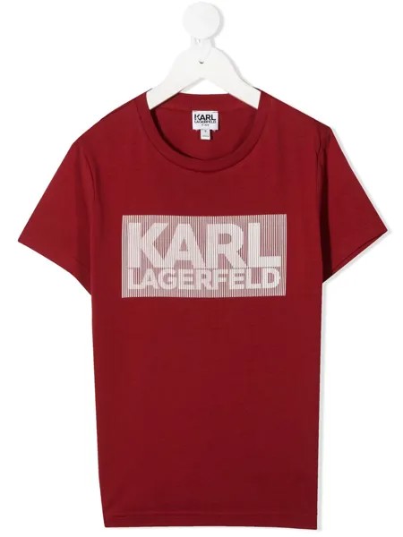Karl Lagerfeld Kids футболка с логотипом