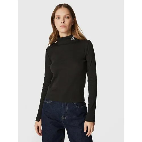 Лонгслив Calvin Klein Jeans, размер XS [INT], черный