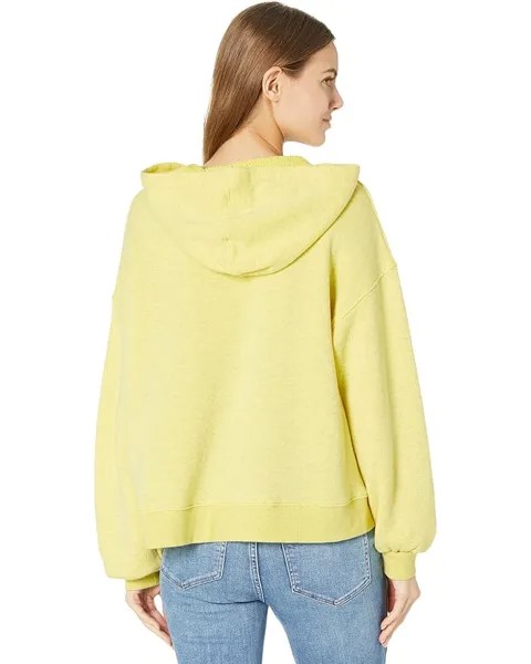 Толстовка Madewell MWL Airyterry Hoodie Sweatshirt, цвет Heather Pale Citron