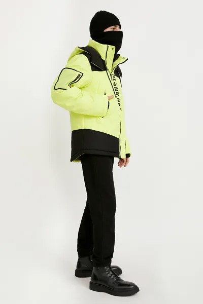 Спортивная куртка мужская Finn Flare W20-42008 желтая M