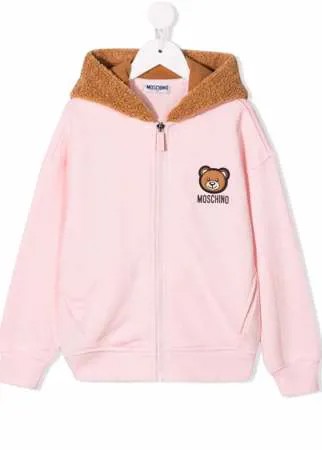 Moschino Kids худи Teddy Bear с логотипом