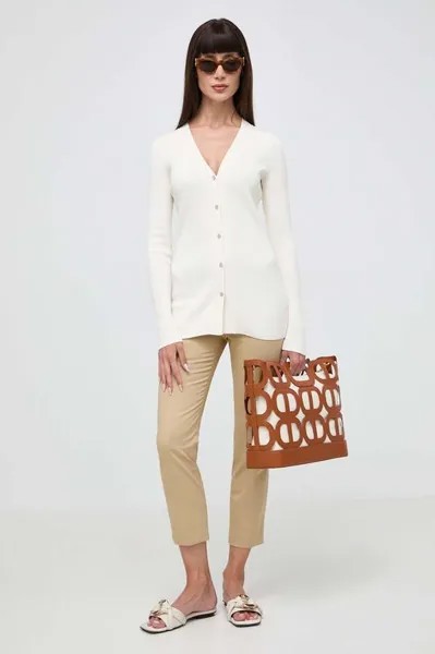 Брюки Weekend Max Mara, бежевый