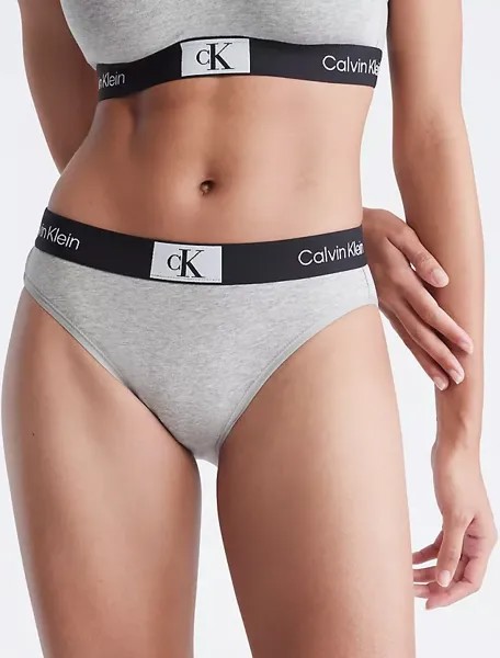 Трусы Calvin Klein 1996 Cotton Stretch Modern Bikini, серый