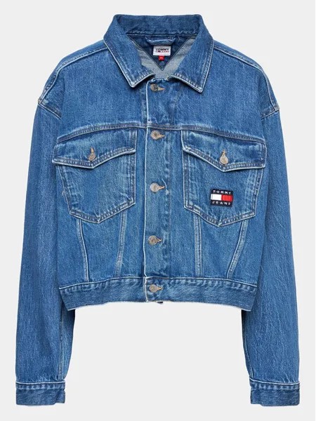 Джинсовая куртка стандартного кроя Tommy Jeans, синий
