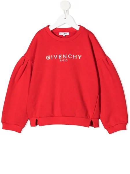 Givenchy Kids толстовка с пышными рукавами