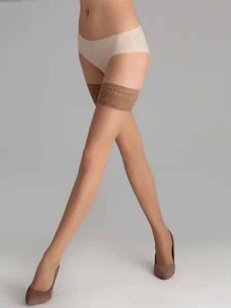 Чулки женские Giulia EMOTION 20 бежевые 3-4 (M/L)
