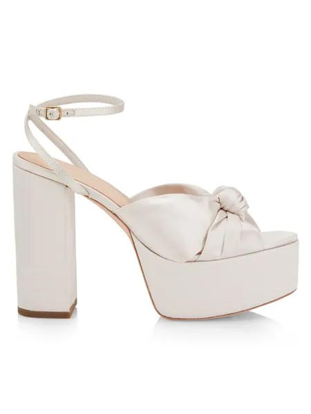 Сандалии Roz 120MM на платформе с узлом Loeffler Randall, кремовый