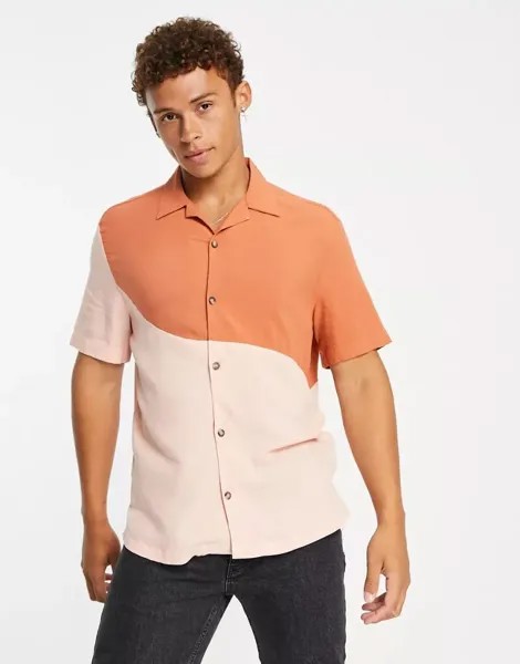 Рубашка Roas с цветными блоками River Island