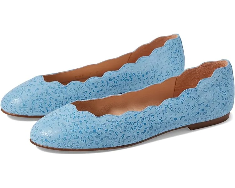 Балетки French Sole Jigsaw, цвет Blue Moscow Suede