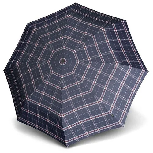 Зонт Knirps автомат T.201 Medium Duomatic CHECK NAVY 95 3201 5990