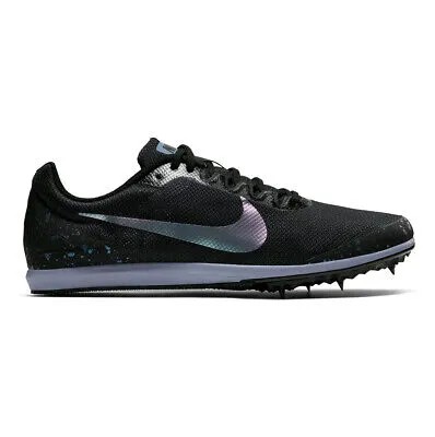 Мужские кроссовки Nike Zoom Rival D 10 XC с шипами, черный/турк/голубой цвет, размер 12,5 D, средний размер США