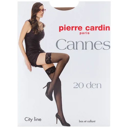 Чулки Pierre Cardin Cannes, City Line, 20 den, размер III-M, bronzo (коричневый)