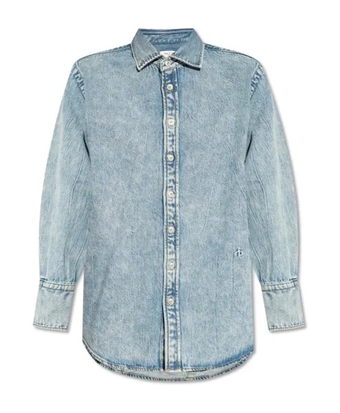 Джинсовая рубашка Rag & Bone, синий