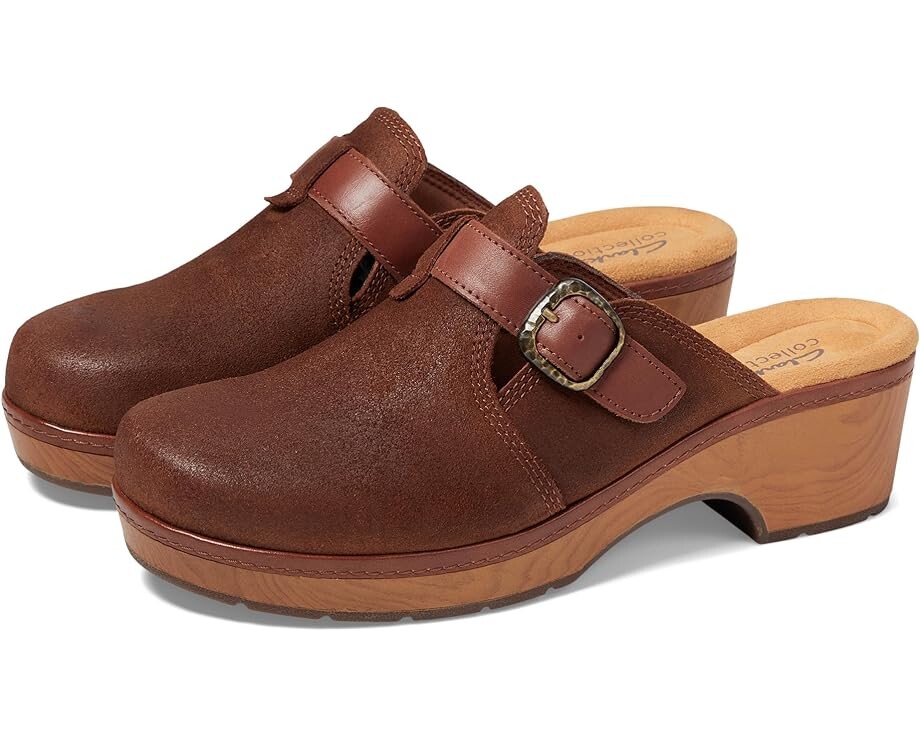 Сабо Clarks Paizlee Nora, цвет Tan Suede