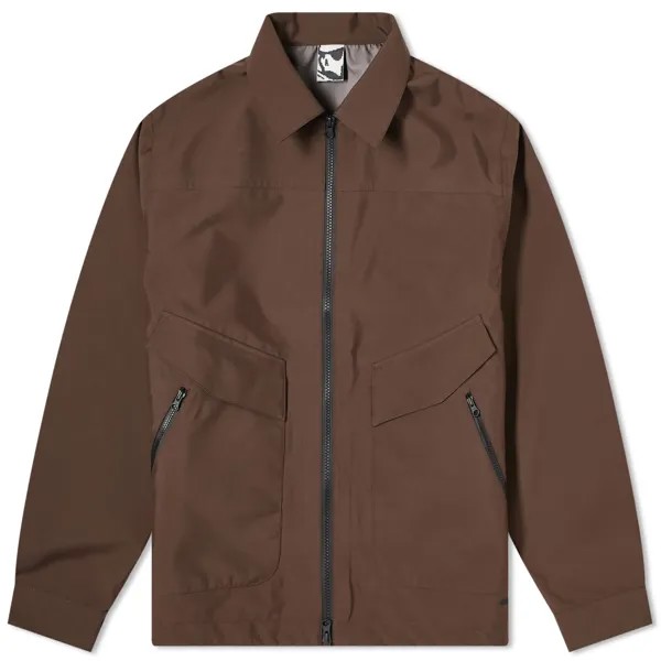 Рубашка Gr10K 3L Overshirt, цвет Soil Brown