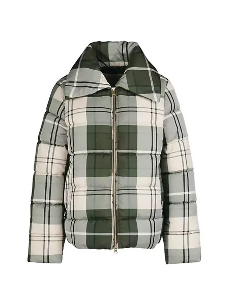 Стеганая куртка в клетку Germaine Barbour, цвет ancient popular tartan