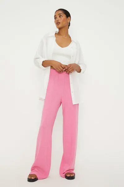Широкие брюки Dorothy Perkins, розовый