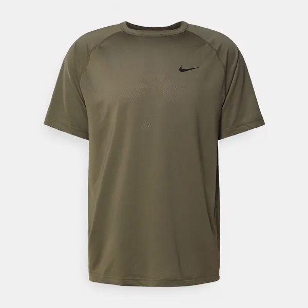 Спортивная футболка Nike Performance Ready, темно-оливковый/черный