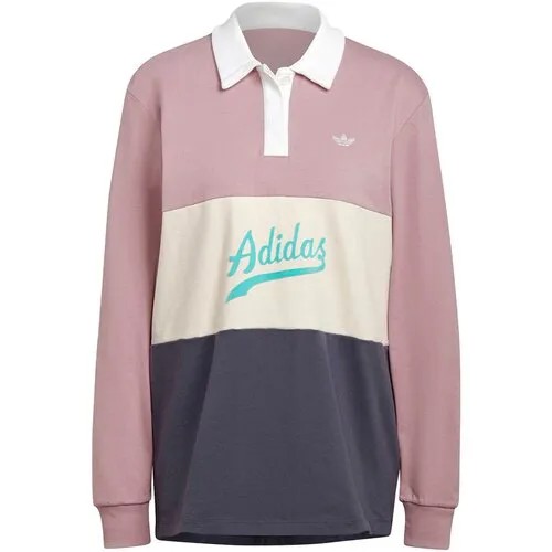Лонгслив adidas Originals, силуэт прямой, размер 32, мультиколор