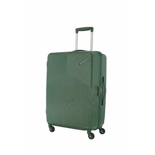 Чемодан American Tourister, размер M+, зеленый