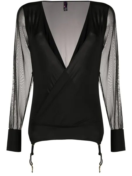 Maison Close топ Madame Rêve с запахом, черный