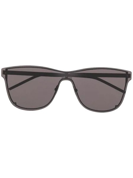 Saint Laurent Eyewear солнцезащитные очки-маска SL1
