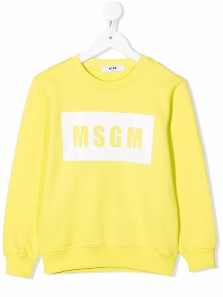 MSGM Kids толстовка с логотипом