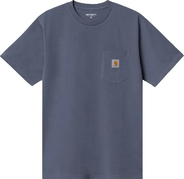 Футболка Carhartt WIP Pocket T-Shirt 'Bluefin', синий