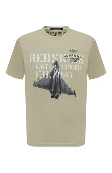 Хлопковая футболка Aeronautica Militare