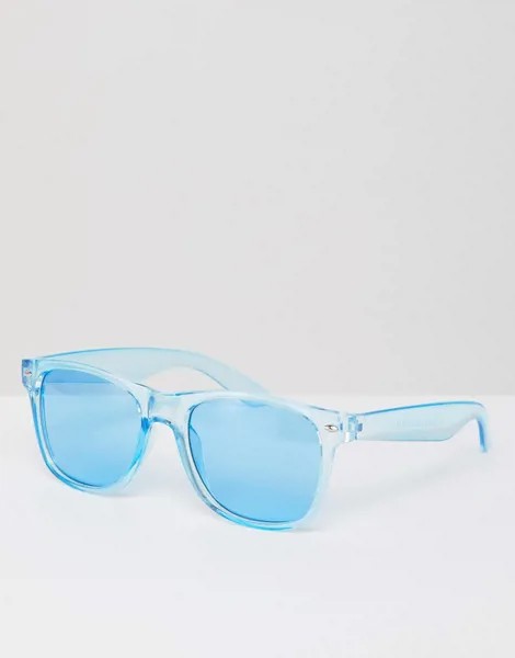 Синие солнцезащитные очки в квадратной оправе 7X-Синий