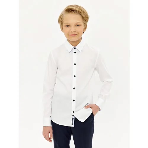 Школьная рубашка Junior Republic, размер 152, белый