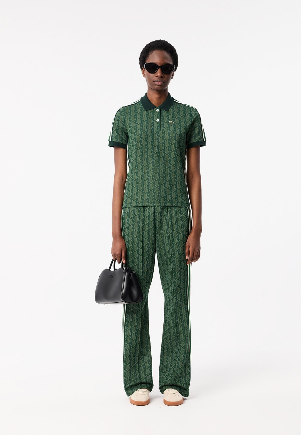 Поло Lacoste, зеленый