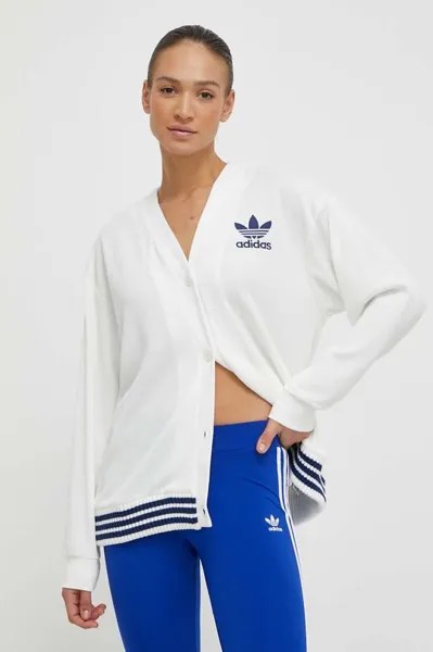 Кардиган adidas Originals, белый