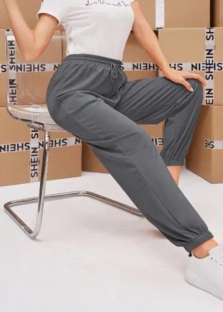 Однотонные спортивные штаны