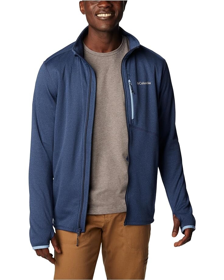 Куртка Columbia Park View Fleece Full Zip, цвет Collegiate Navy Heather 3