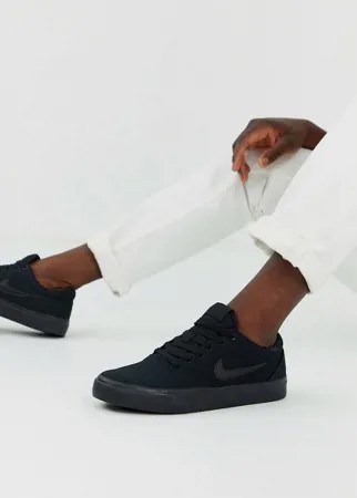 Черные кроссовки Nike SB Charge-Черный