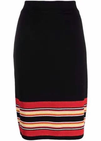 Yves Saint Laurent Pre-Owned юбка 2000-х годов с полосками