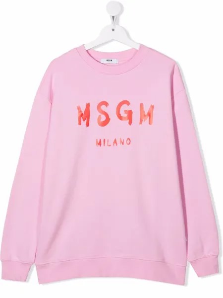 MSGM Kids толстовка с логотипом